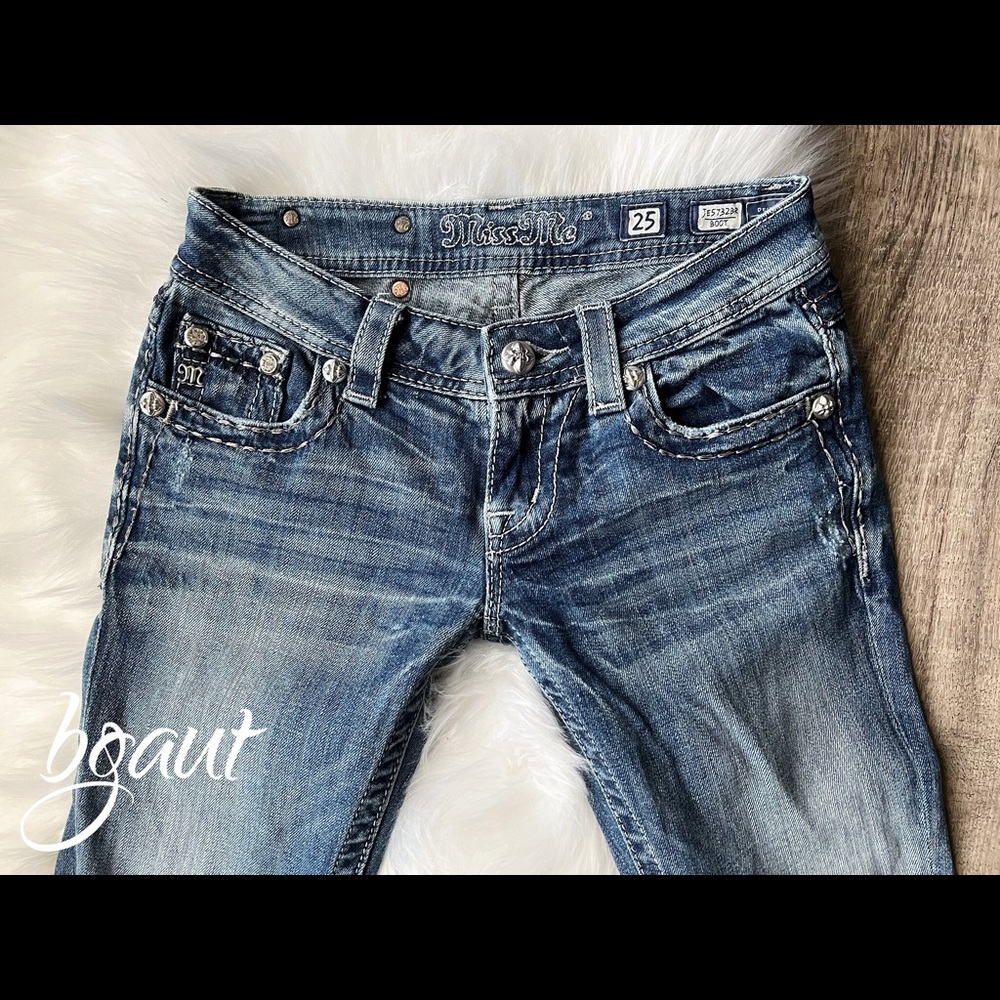 Miss Me Boot Jeans Style JE5732BR- 25 - Picture 11 of 14